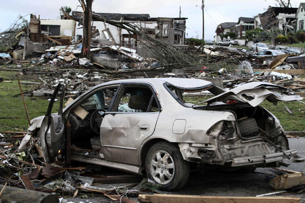 Tornadoes ravage South US