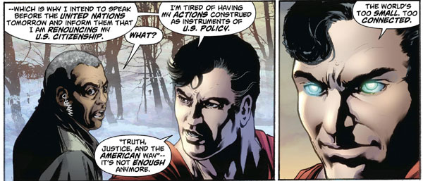 Superman: I'm renouncing my US citizenship