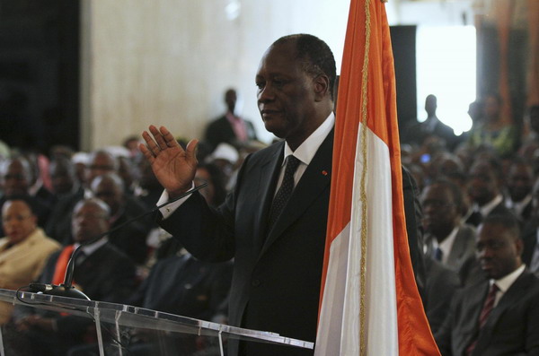 Ouattara takes oath months after Cote d'Ivoire vote