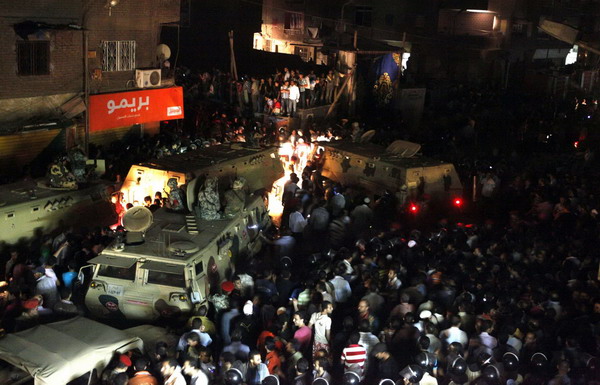 Muslim-Christian clashes kill 5 in west Cairo