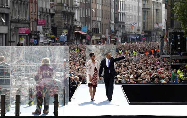 Obama in jubilant Ireland: 'I've come home'