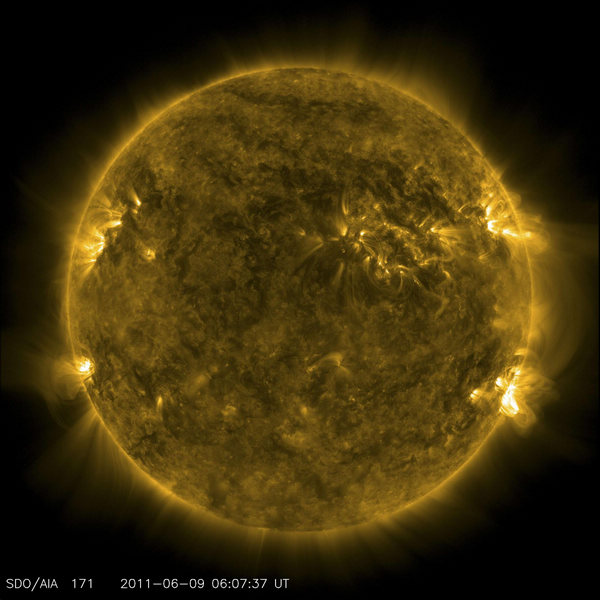 Solar flare erupts, creating spectacular images