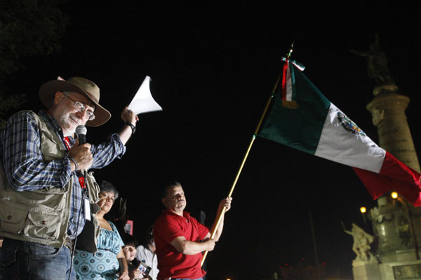 Mexicans protest against drug war