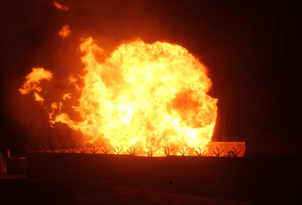 Egypt pipeline station blown up -agency