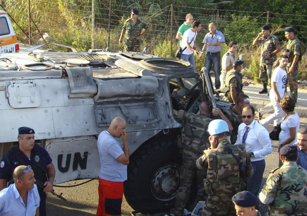 Explosion targets UNIFIL convoy in Lebanon