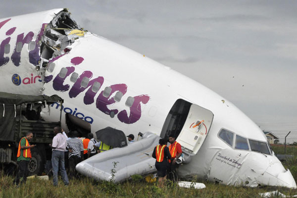 No death 'miracle' as Boeing jet crashes in Guyana