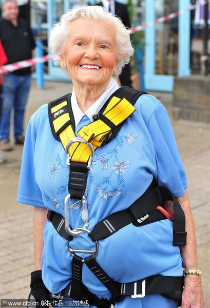 Gutsy grandma scales skyscraper