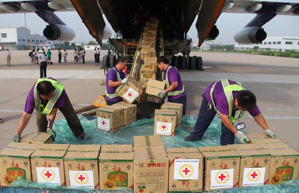 China sends emergency aid to war-torn Libya