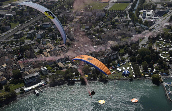 Sonchaux Acro Show in Villeneuve