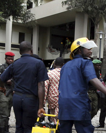 Explosion hits UN building in Nigeria's capital