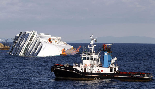 Explosions used for 29 missing on Italian liner