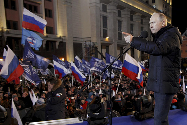 Putin claims victory in presidential election