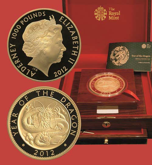 UK-made dragon coin to be auctioned in HK