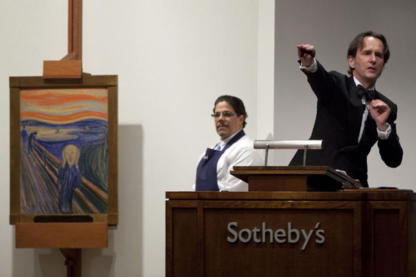 'The Scream' sells for record $120m at auction