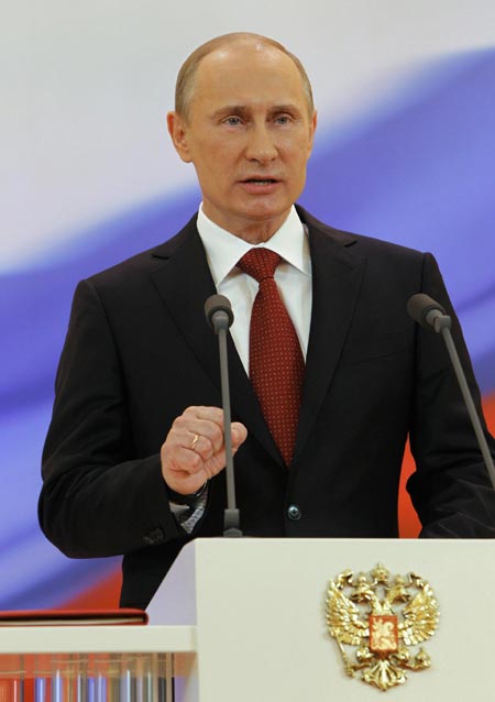 Putin vows to lead Russia through new stage