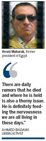 Health of Mubarak worsens in prison