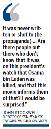 Director defends showing of first bin Laden film