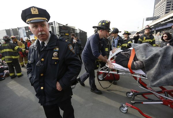57 injured in NY ferry crash, 2 critical