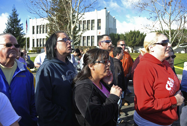 Two shot at California high school