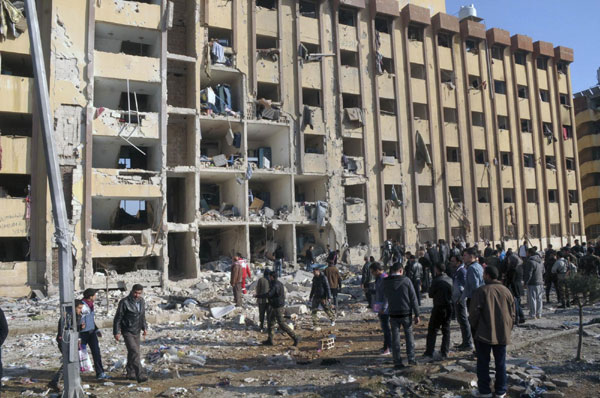 Explosions at Syrian university kill 83