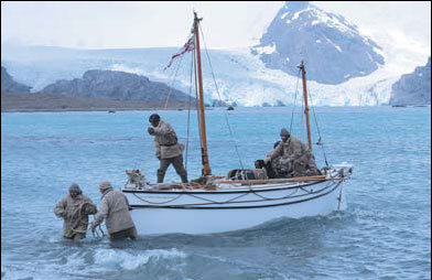 Landfall in Shackleton re-creation