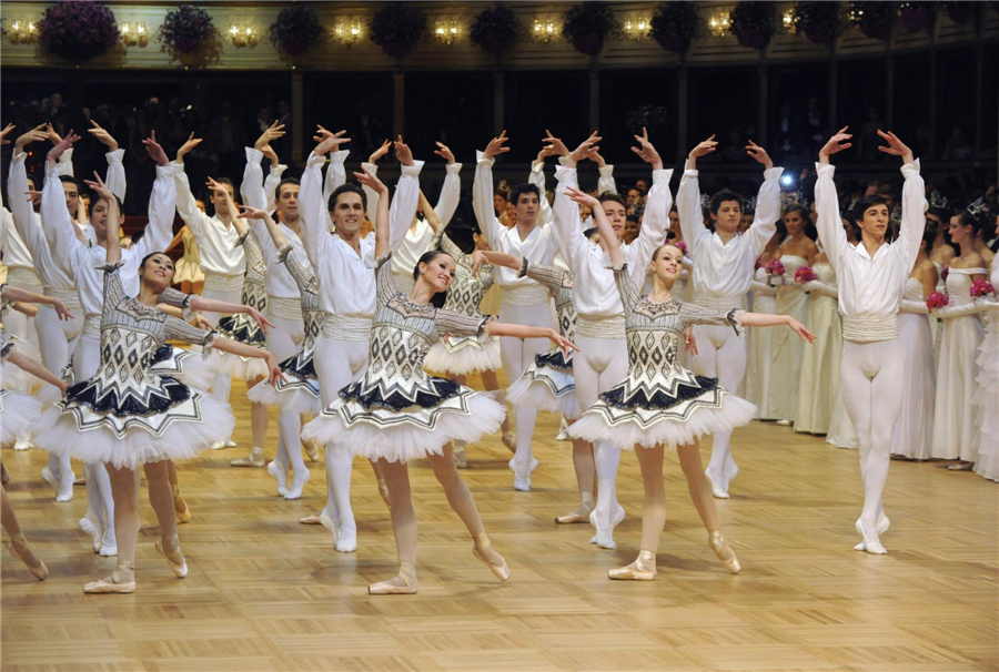 Traditional Opera Ball held in Vienna