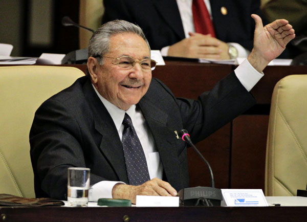 Cuban leader Raul Castro reelected to second term