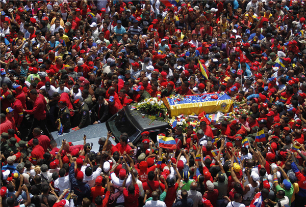 Venezuela mourns Chavez