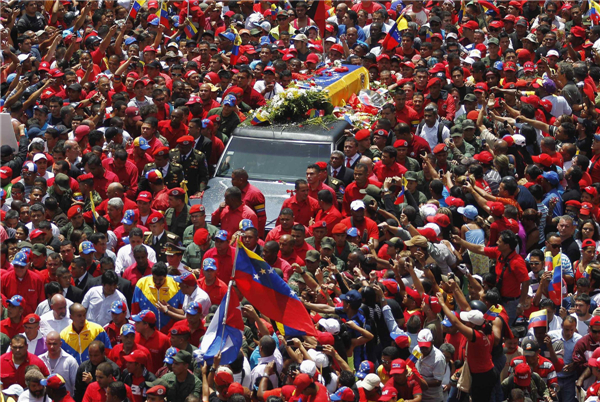 Venezuela mourns Chavez
