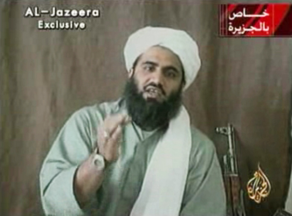 Son-in-law of Bin Laden now in US