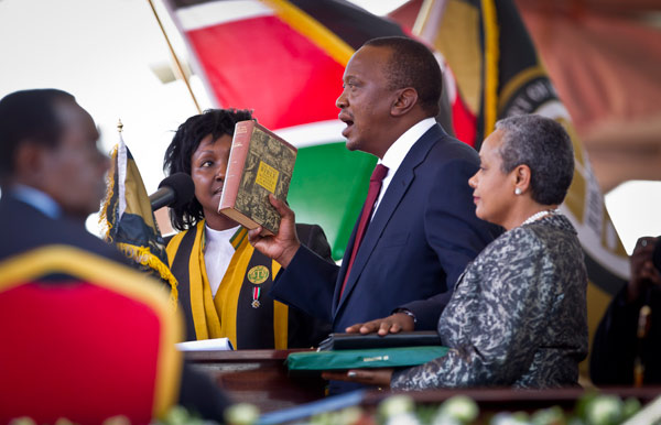 Kenyatta takes reins in Nairobi