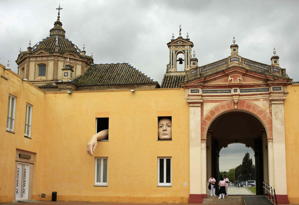 Art installation 'Alice' displayed in Spain