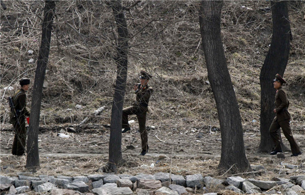 On the banks of DPRK