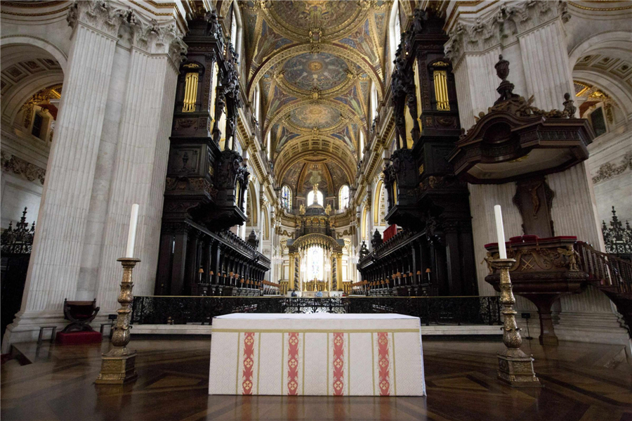 Rehearsal for Margaret Thatcher's funeral