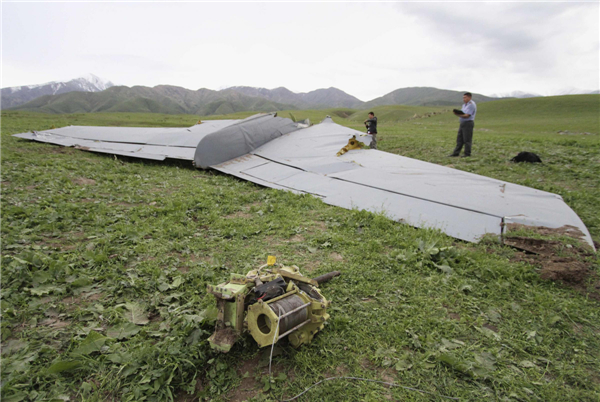 US military plane crashes in S. Kyrgyzstan