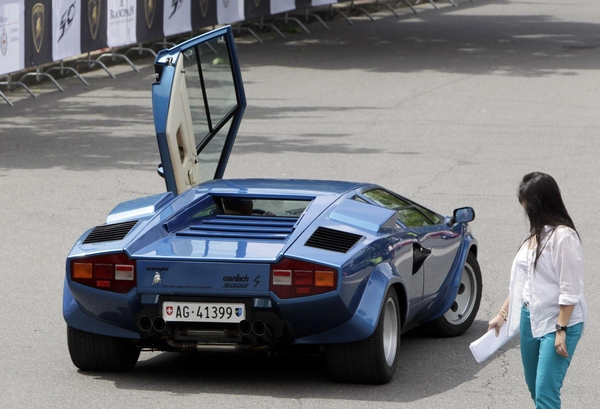 Lamborghini marks 50th anniversary in Milan