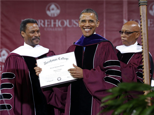 Obama delivers Morehouse commencement