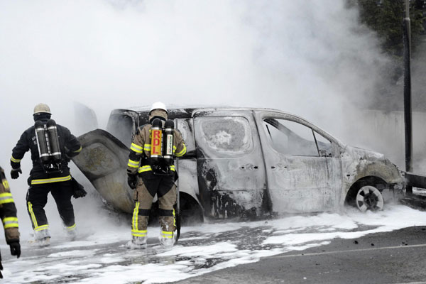 Riots in Stockholm continues