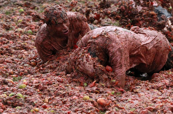 Tomato fight in Colombia