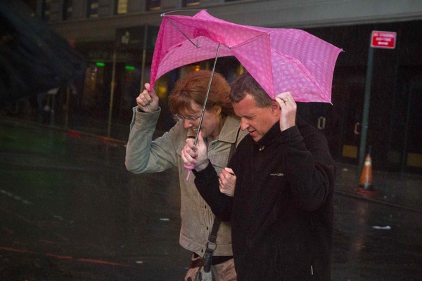 Storm brings heavy rain in New York