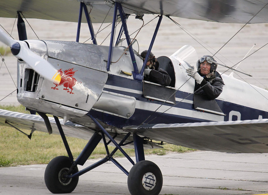 Festival of vintage planes in Ukraine