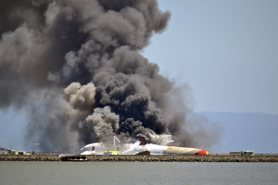 Asiana flight crashed at SFO