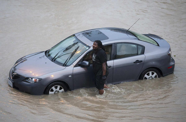 Heavy rainstorm hit Toronto