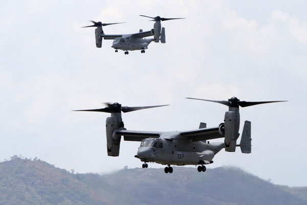Okinawa adopts resolution against more US Ospreys