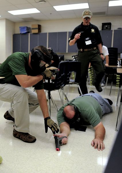 School shooting simulation in Orlando