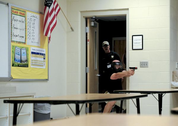 School shooting simulation in Orlando