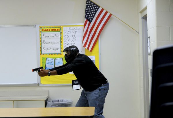 School shooting simulation in Orlando