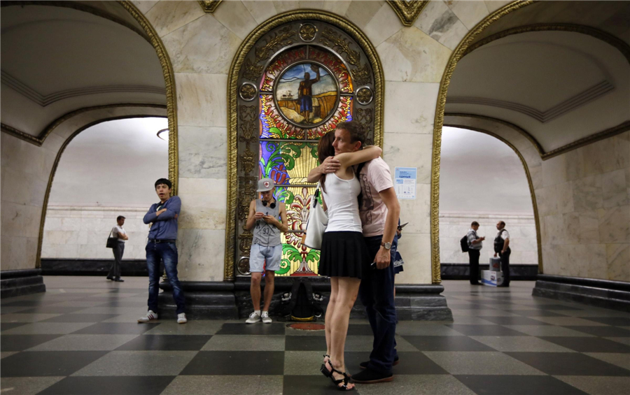 Riding the Moscow metro