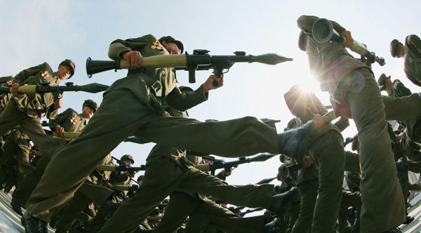 Parade marks the 1948 establishment of DPRK