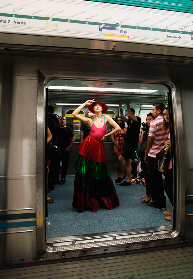 Sao Paulo Fashion Week held in Brazil